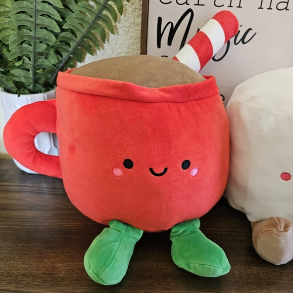 Hallmark Hot Cocoa and Marshmallow Magnetic Plush 18 Inch Better Together BFF - Picture 4 of 16